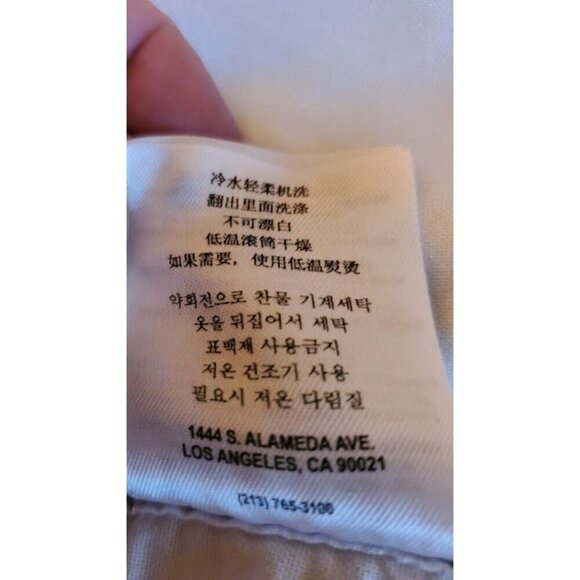 Vintage GUESS XS White Cotton Denim Shirt USA 1981 Collection Button-Down - Picture 9 of 13